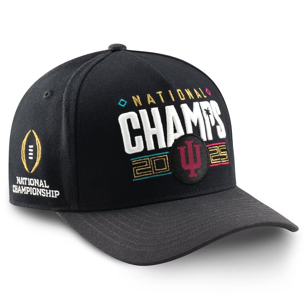 Indiana Hoosiers College Football Playoff '25 National Champions Locker Room Hat